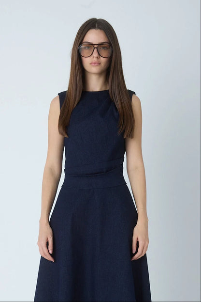 JS71 Dark Indigo Zaden Top