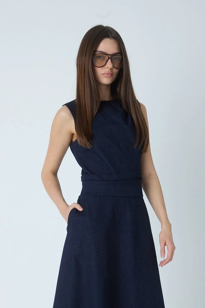 JS71 Dark Indigo Zaden Top