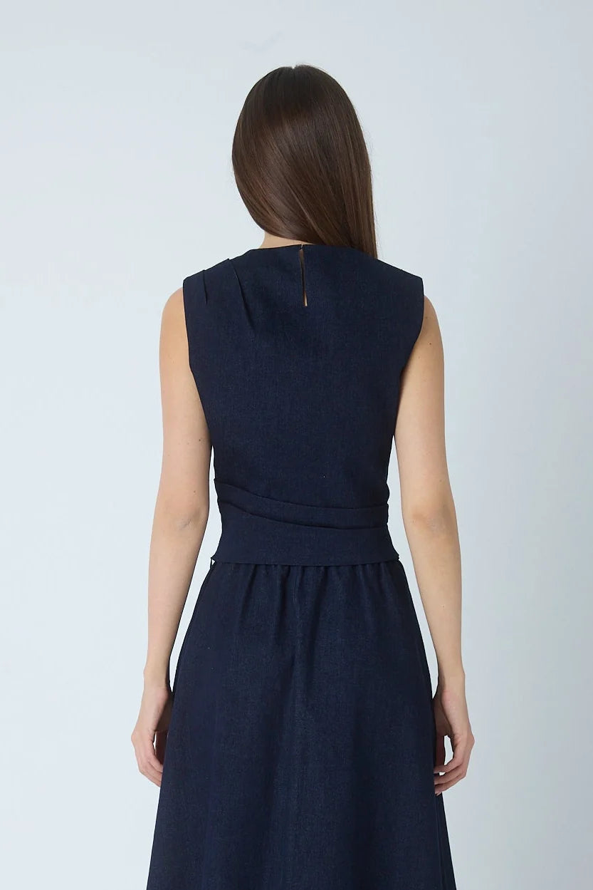 JS71 Dark Indigo Zaden Top