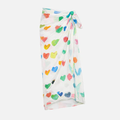KERRI ROSENTHAL Tiny Drops of Love Sarong