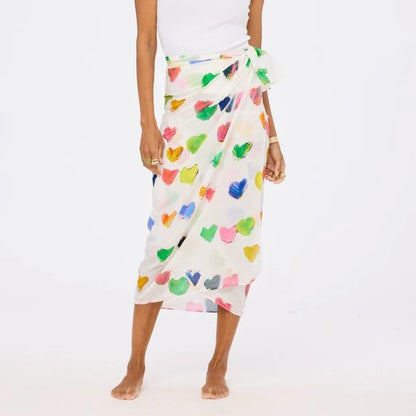 KERRI ROSENTHAL Tiny Drops of Love Sarong