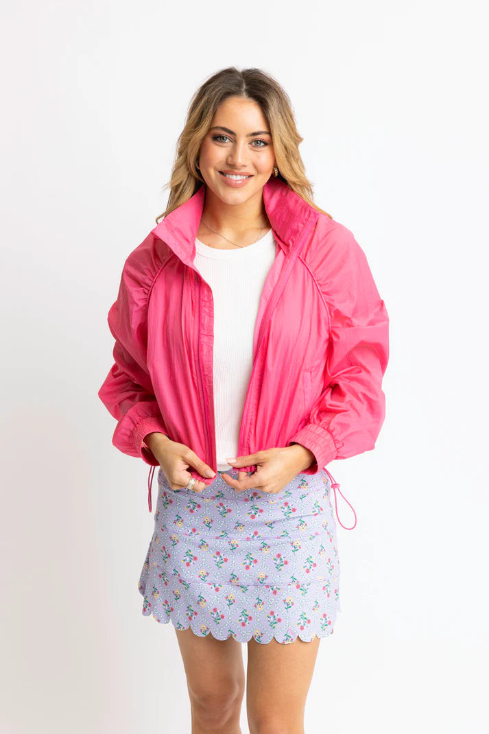 KARLIE Pink Hooded Jacket