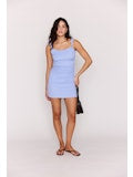 Luna Powder Blue Mini Dress