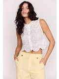Tahlia Embroidery Top and Mini Skirt Set