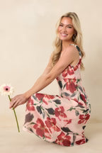 Arabella Mesh Midi Dress