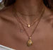 ALCO Gold Luna Amulet Necklace