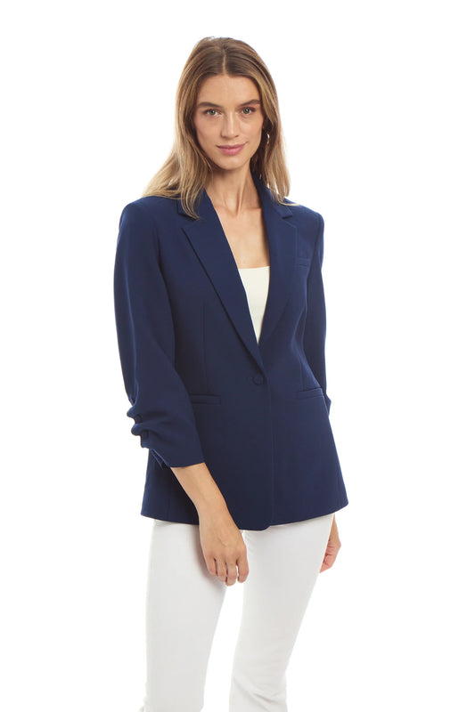 PATTY KIM Lucia Notch Blazer