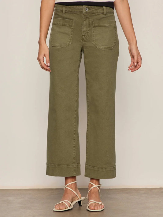 SANCTUARY The Marine Covert Green Jean