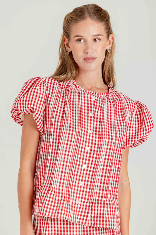 SUNDAYS Montauk Gingham Shirt