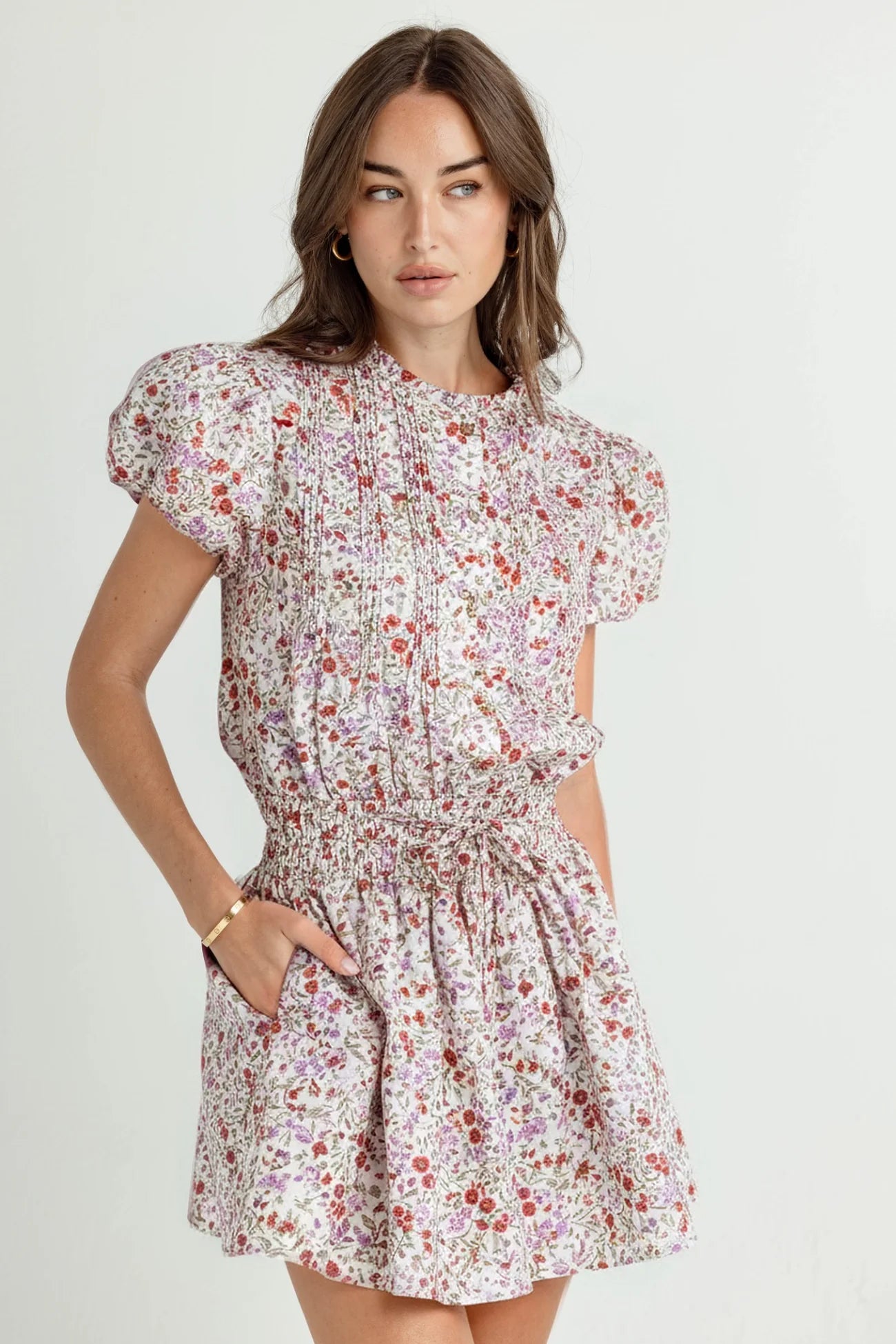 SUNDAYS Damson Garden Poppy Dress