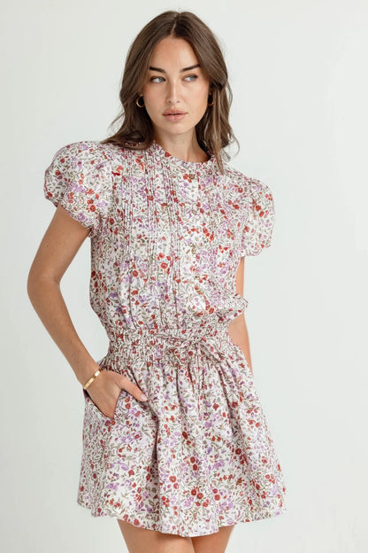 SUNDAYS Damson Garden Poppy Dress