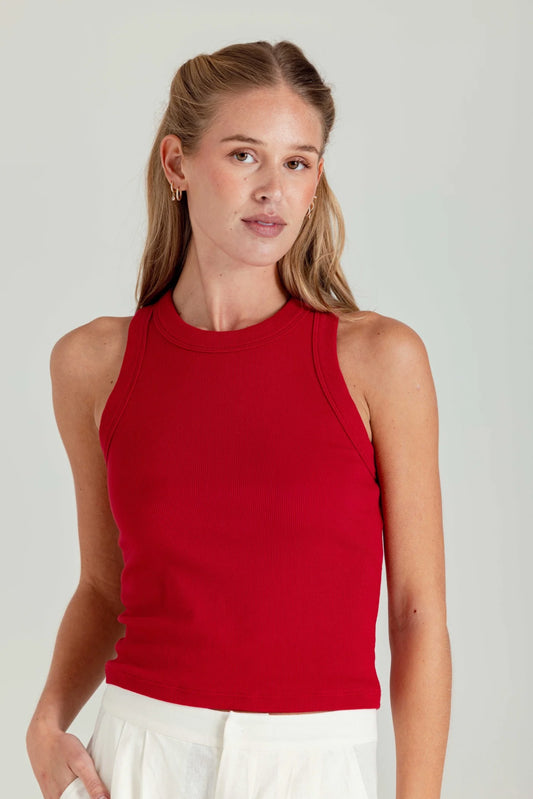 SUNDAYS Montauk Red Tank