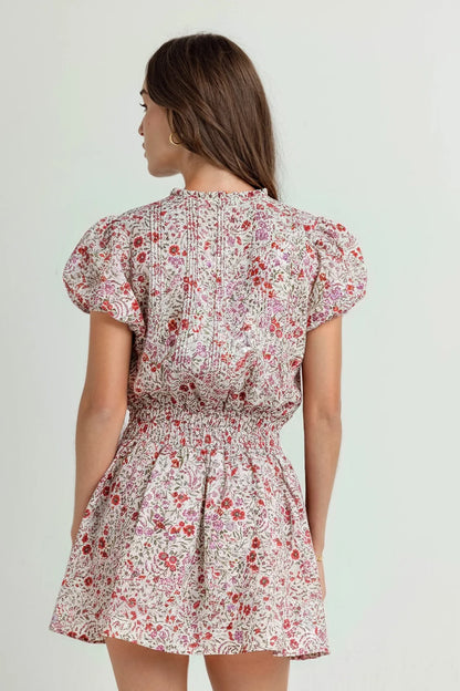 SUNDAYS Damson Garden Poppy Dress