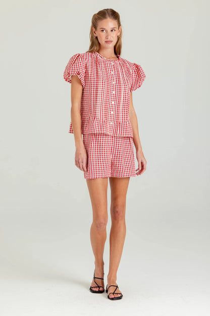 SUNDAYS Montauk Gingham Shirt