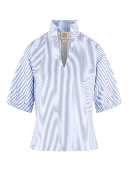 EMILY MCCARTHY Poppy Top - Grapemist Stripe
