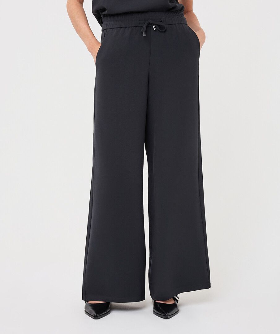 Mandy Black  Wide Leg Trousers