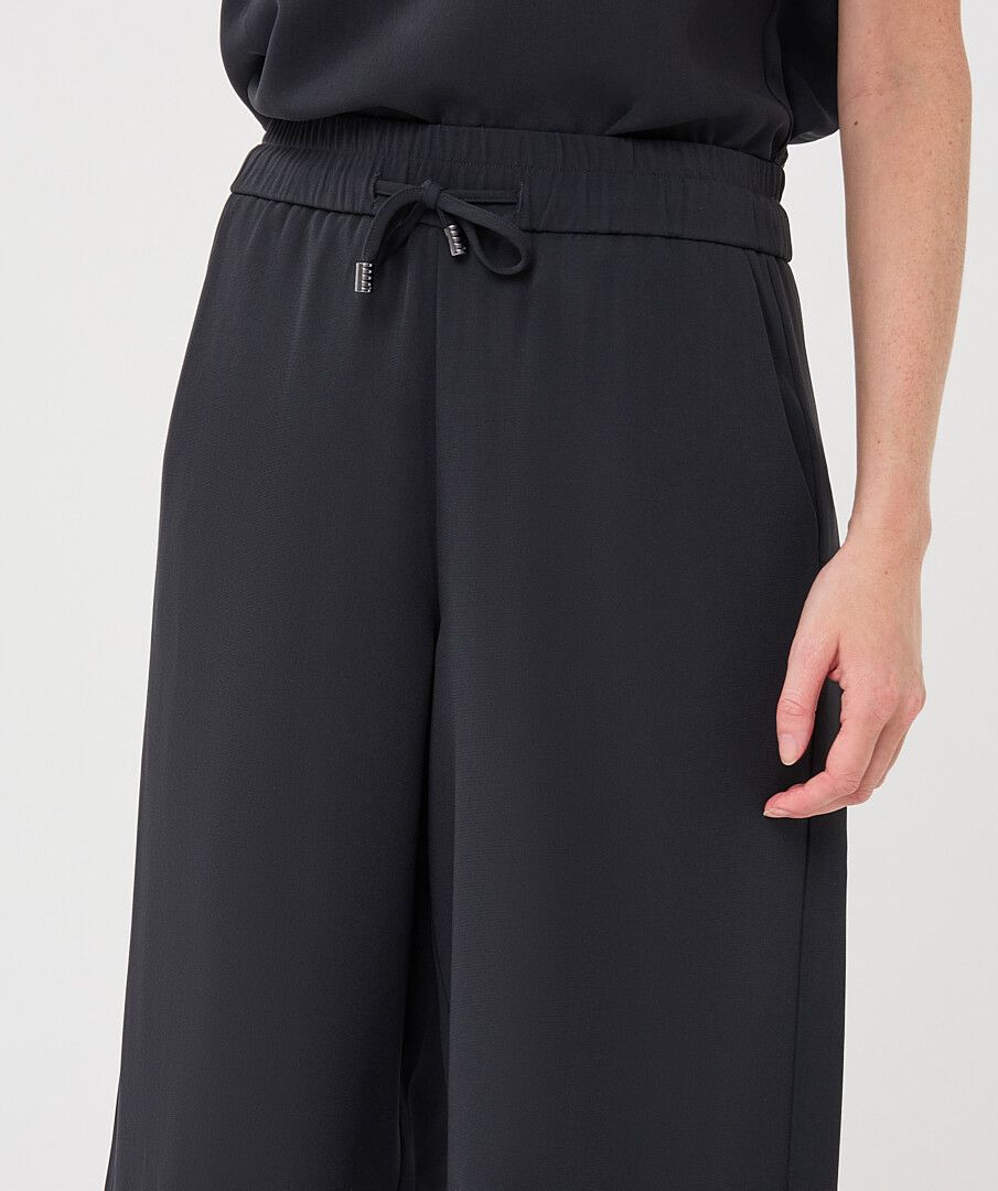 Mandy Black  Wide Leg Trousers