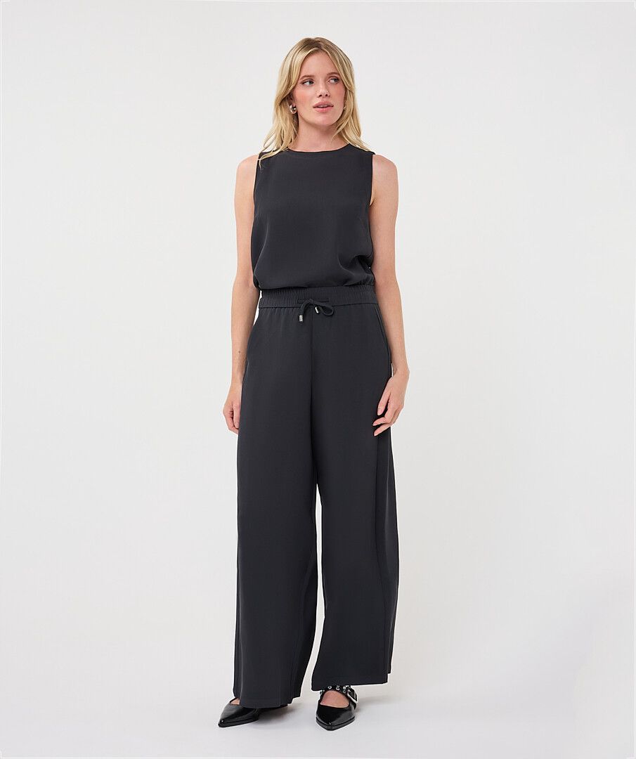 Mandy Black  Wide Leg Trousers