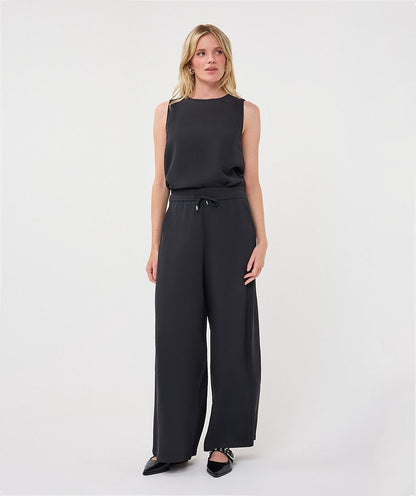 Mandy Black  Wide Leg Trousers