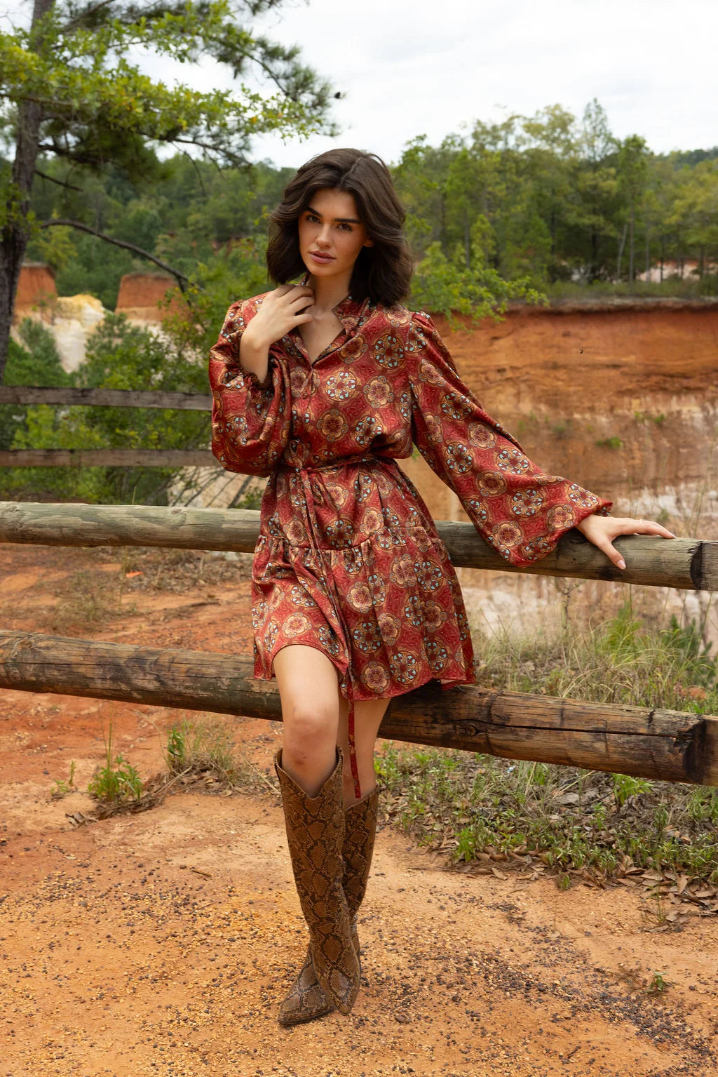 ALDEN ADAIR Desert Jewel Adele Dress