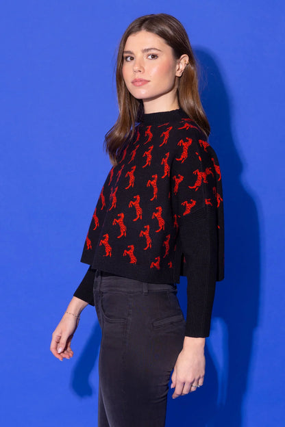 ALDEN ADAIR Black Herd Leona Sweater