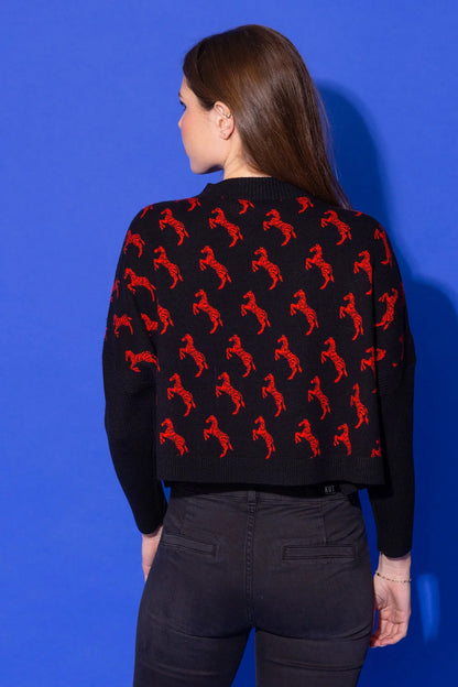 ALDEN ADAIR Black Herd Leona Sweater