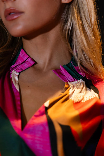 ALDEN ADAIR Solar Vines Phoebe Top