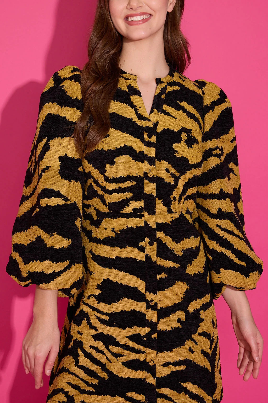 ALDEN ADAIR Noir Cat Athena Dress