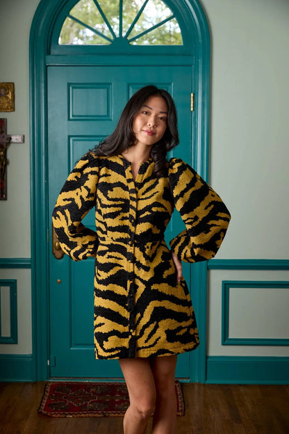 ALDEN ADAIR Noir Cat Athena Dress