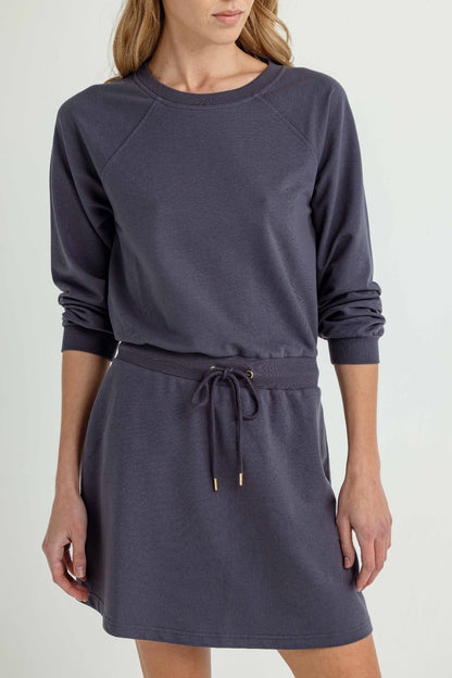 SUNDAYS Navy Atlas Dress