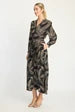 CABALLERO Star Dust Leaf Azura Maxi Dress