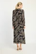 CABALLERO Star Dust Leaf Azura Maxi Dress
