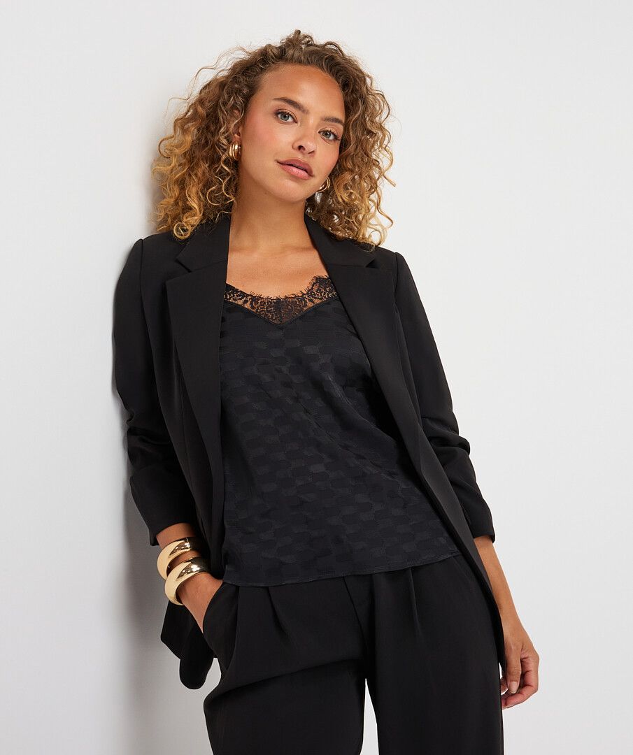Jane Black 3/4 Sleeve Blazer