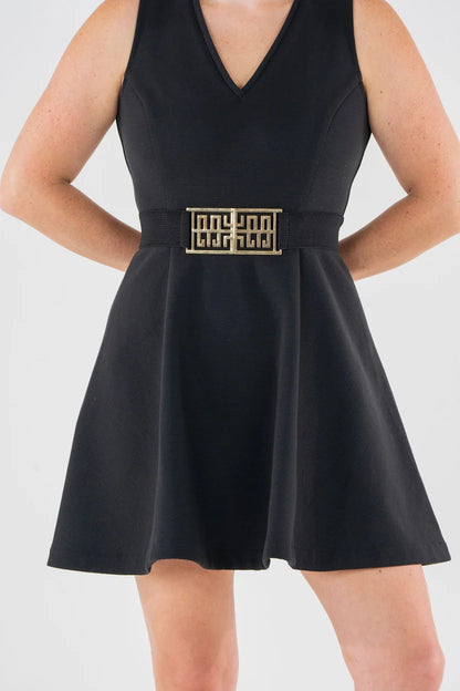 EMILY MCCARTHY Black Signature Belt