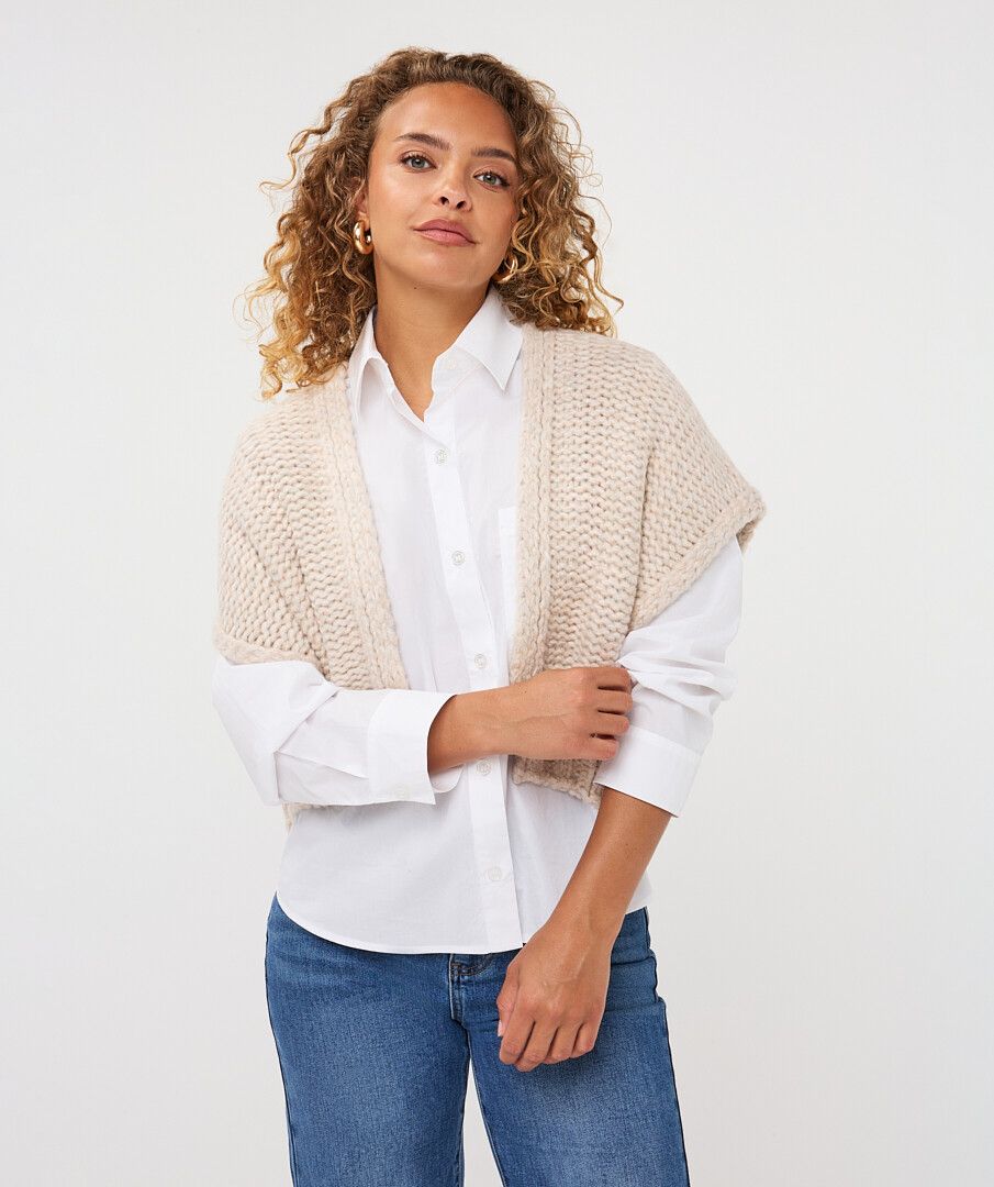 Bisuit Cream  Cardigan