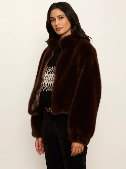 SANCTUARY Espresso Martini Everest Fur Bomber