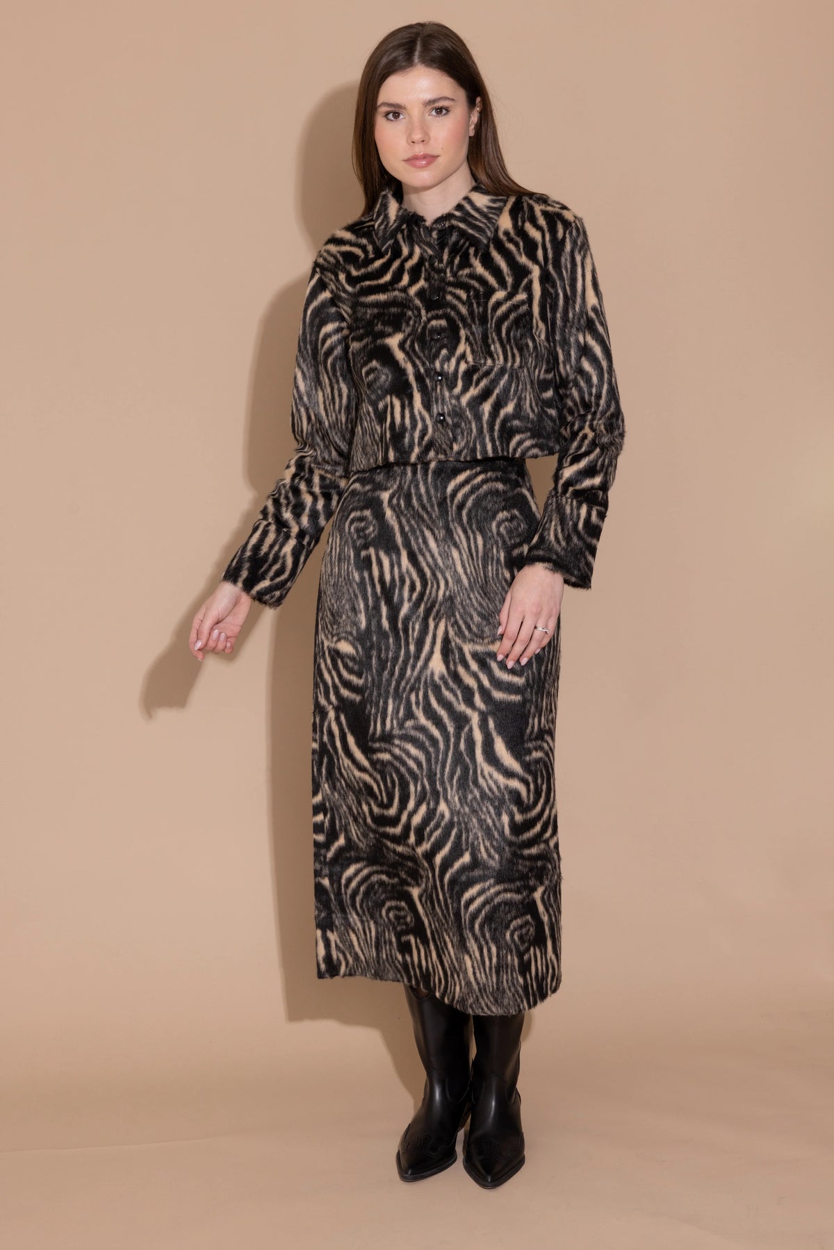 ALDEN ADAIR Ebony Wood Connie Jacket