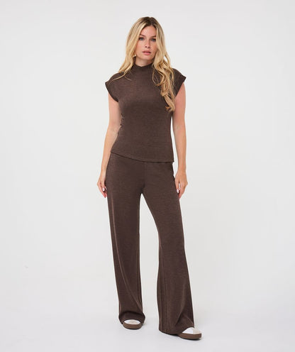 Cacao  Sleeveless Sweater