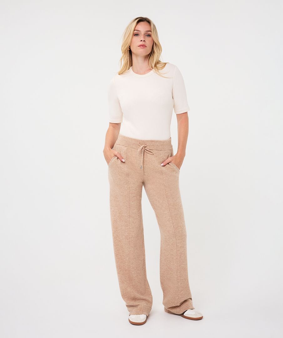 Chaney Sand Knit Trousers