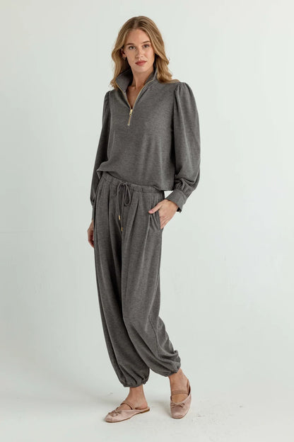 SUNDAYS Heather Gray Charlotte Jogger Pants