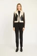 CABALLERO Cream/Black Cove Vest