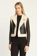 CABALLERO Cream/Black Cove Vest