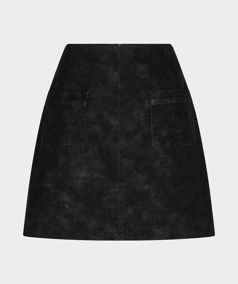 Joan Black Corduroy Mini Skirt