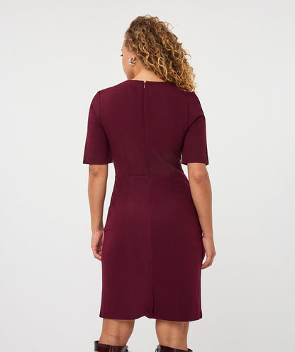Jemma Merlot Dress