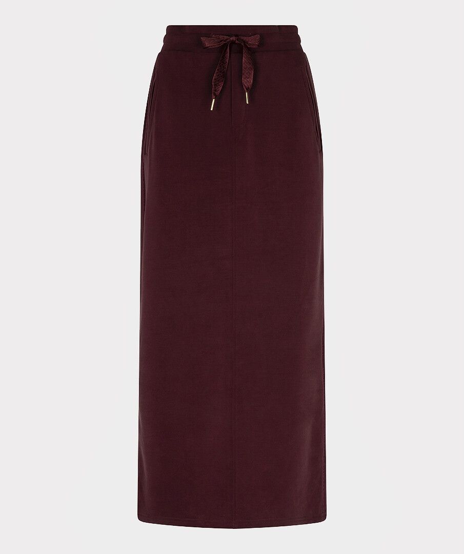 Allegra Merlot Modal Maxi Skirt