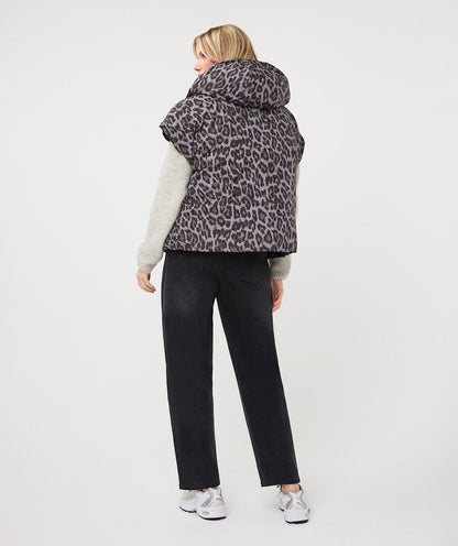 Astrid Black/Leopard Reversible Jacket