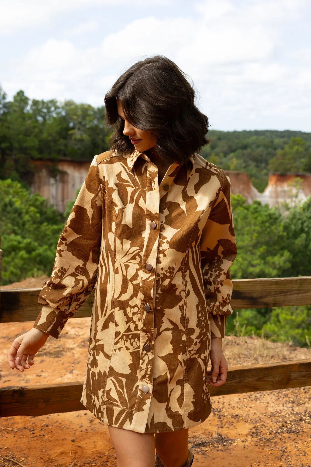 ALDEN ADAIR Sienna Shadow Harriet Dress