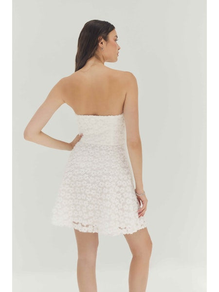 HUTCH White Patricia Mini Dress