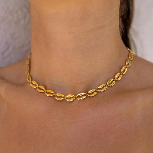 ALCO Gold Puka Shell Necklace
