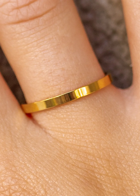 ALCO Staple Gold Ring